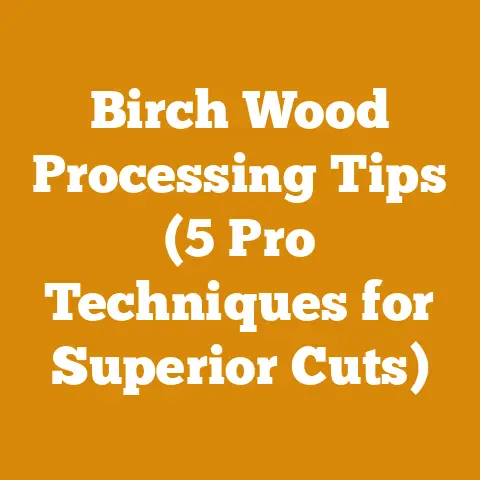 Birch Wood Processing Tips (5 Pro Techniques for Superior Cuts)