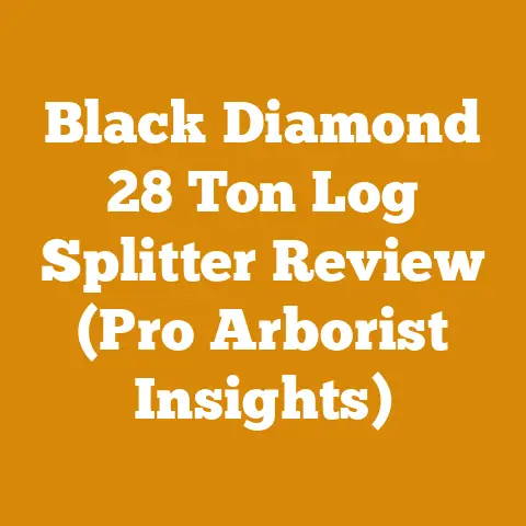 Black Diamond 28 Ton Log Splitter Review (Pro Arborist Insights)