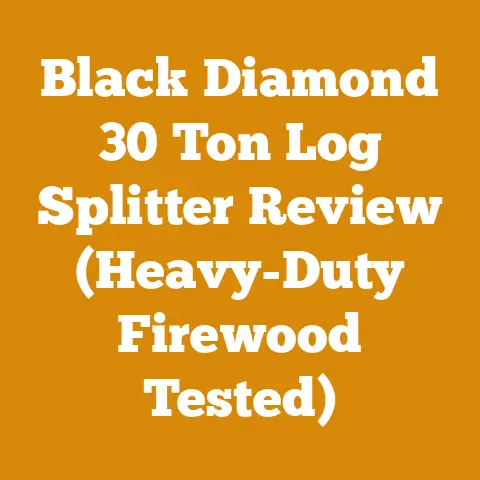 Black Diamond 30 Ton Log Splitter Review (Heavy-Duty Firewood Tested)