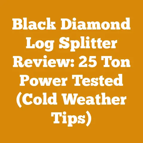 Black Diamond Log Splitter Review: 25 Ton Power Tested (Cold Weather Tips)