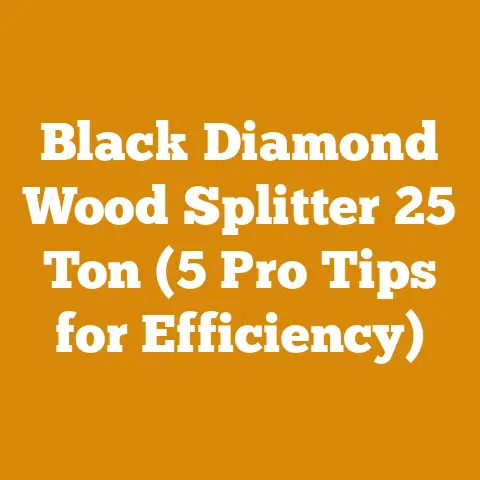 Black Diamond Wood Splitter 25 Ton (5 Pro Tips for Efficiency)