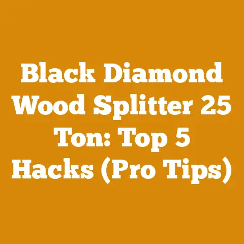 Black Diamond Wood Splitter 25 Ton: Top 5 Hacks (Pro Tips)