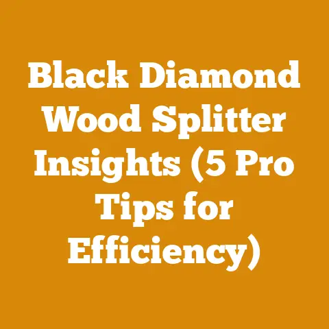 Black Diamond Wood Splitter Insights (5 Pro Tips for Efficiency)