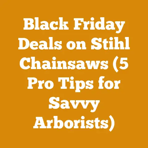 Black Friday Deals on Stihl Chainsaws (5 Pro Tips for Savvy Arborists)