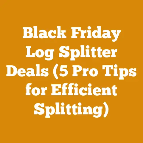 Black Friday Log Splitter Deals (5 Pro Tips for Efficient Splitting)