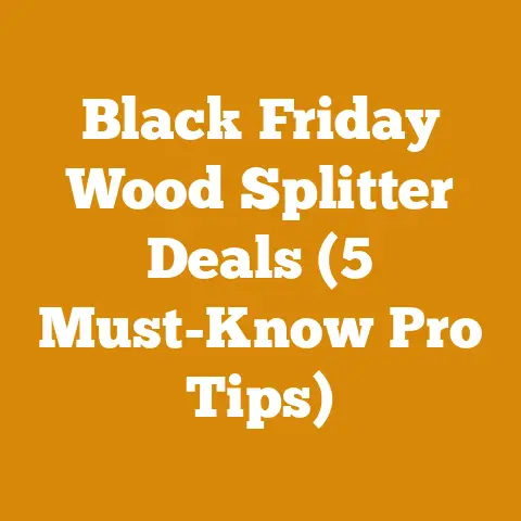 Black Friday Wood Splitter Deals (5 Must-Know Pro Tips)
