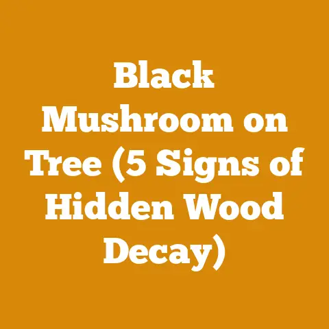 Black Mushroom on Tree (5 Signs of Hidden Wood Decay)