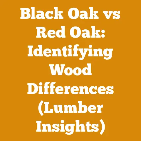 Black Oak vs Red Oak: Identifying Wood Differences (Lumber Insights)