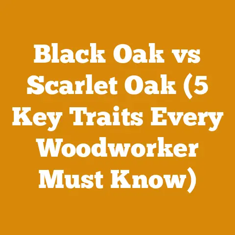 Black Oak vs Scarlet Oak (5 Key Traits Every Woodworker Must Know)