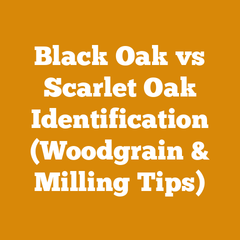 Black Oak vs Scarlet Oak Identification (Woodgrain & Milling Tips)