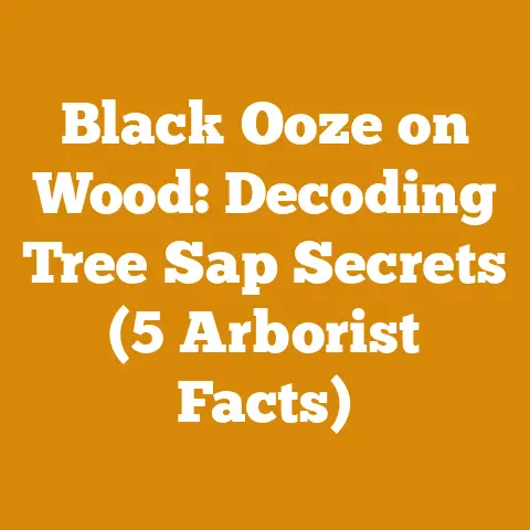 Black Ooze on Wood: Decoding Tree Sap Secrets (5 Arborist Facts)