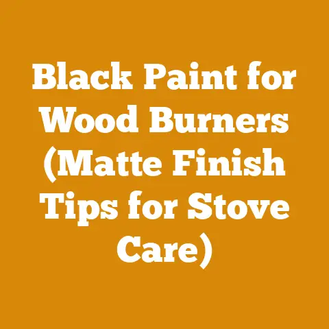 Black Paint for Wood Burners (Matte Finish Tips for Stove Care)