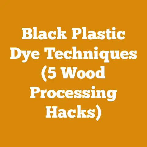 Black Plastic Dye Techniques (5 Wood Processing Hacks)