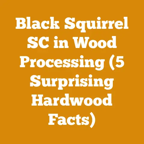 Black Squirrel SC in Wood Processing (5 Surprising Hardwood Facts)