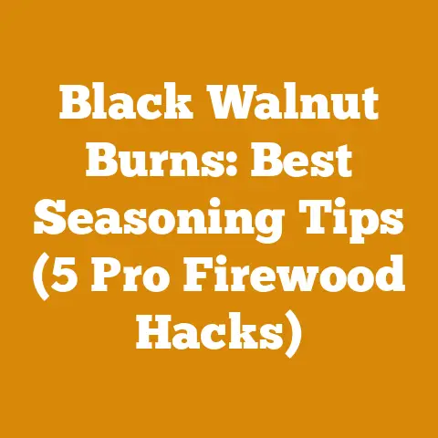 Black Walnut Burns: Best Seasoning Tips (5 Pro Firewood Hacks)