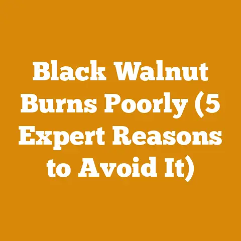 Black Walnut Burns Poorly (5 Expert Reasons to Avoid It)