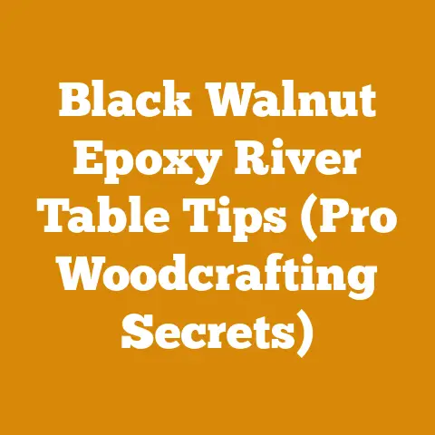 Black Walnut Epoxy River Table Tips (Pro Woodcrafting Secrets)