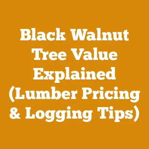 Black Walnut Tree Value Explained (Lumber Pricing & Logging Tips)
