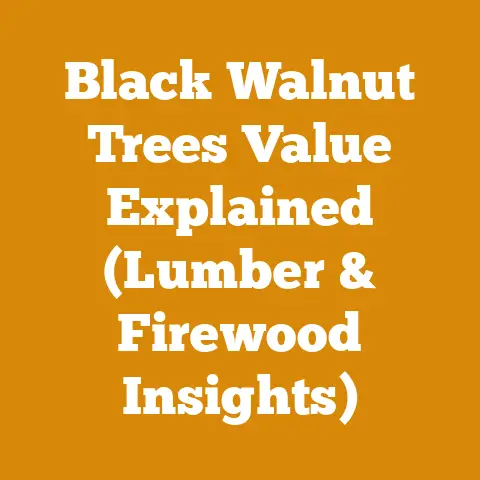 Black Walnut Trees Value Explained (Lumber & Firewood Insights)