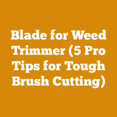Blade for Weed Trimmer (5 Pro Tips for Tough Brush Cutting)
