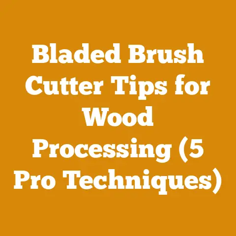 Bladed Brush Cutter Tips for Wood Processing (5 Pro Techniques)