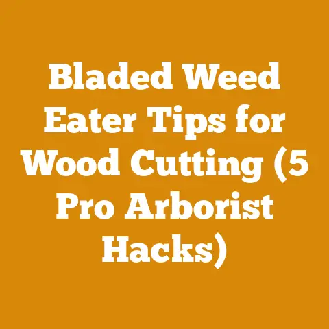 Bladed Weed Eater Tips for Wood Cutting (5 Pro Arborist Hacks)
