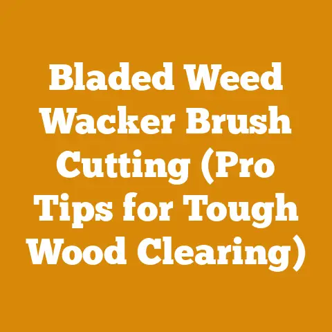 Bladed Weed Wacker Brush Cutting (Pro Tips for Tough Wood Clearing)