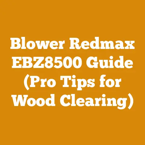 Blower Redmax EBZ8500 Guide (Pro Tips for Wood Clearing)