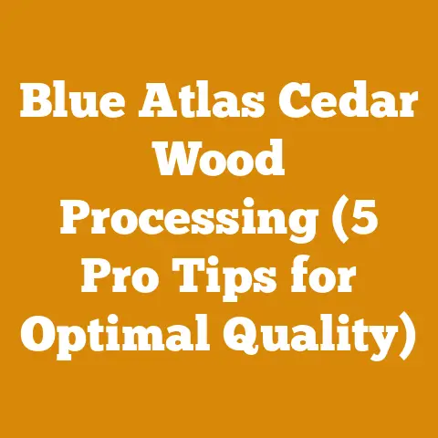 Blue Atlas Cedar Wood Processing (5 Pro Tips for Optimal Quality)