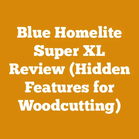 Blue Homelite Super XL Review (Hidden Features for Woodcutting)