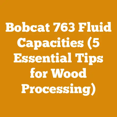 Bobcat 763 Fluid Capacities (5 Essential Tips for Wood Processing)