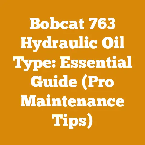 Bobcat 763 Hydraulic Oil Type: Essential Guide (Pro Maintenance Tips)