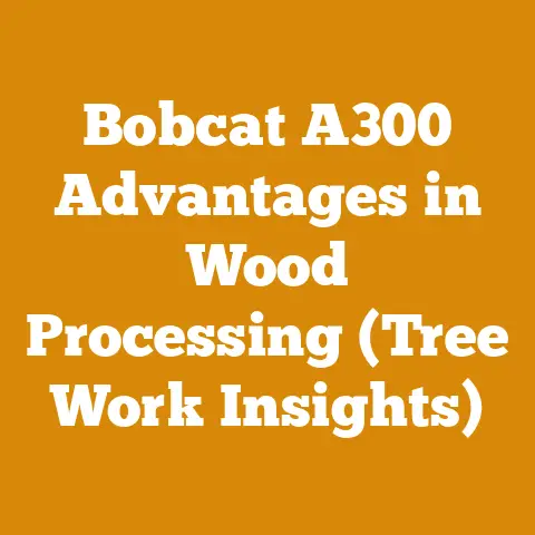 Bobcat A300 Advantages in Wood Processing (Tree Work Insights)