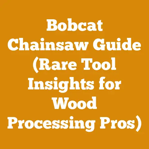 Bobcat Chainsaw Guide (Rare Tool Insights for Wood Processing Pros)
