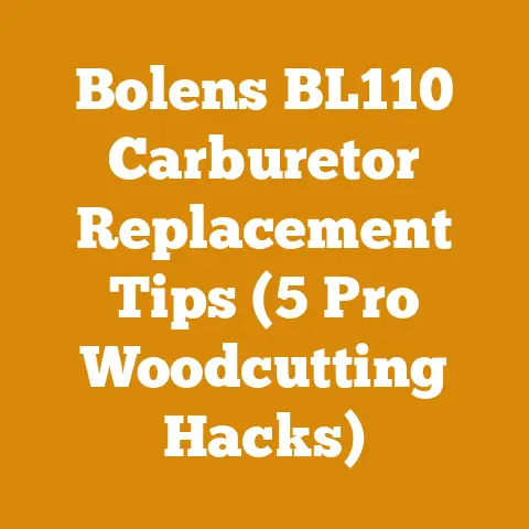 Bolens BL110 Carburetor Replacement Tips (5 Pro Woodcutting Hacks)