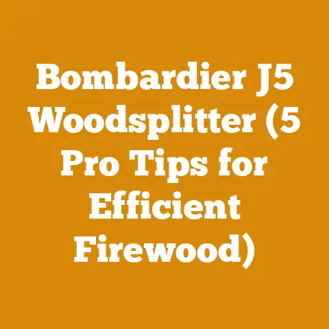 Bombardier J5 Woodsplitter (5 Pro Tips for Efficient Firewood)