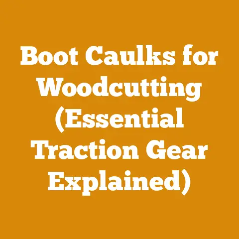 Boot Caulks for Woodcutting (Essential Traction Gear Explained)