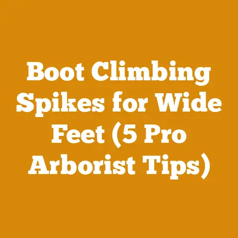 Boot Climbing Spikes for Wide Feet (5 Pro Arborist Tips)