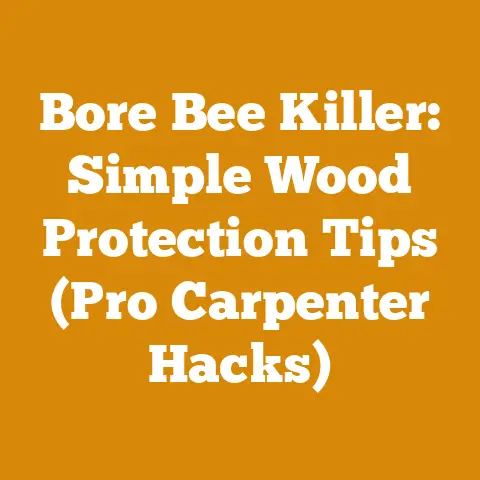 Bore Bee Killer: Simple Wood Protection Tips (Pro Carpenter Hacks)