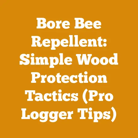 Bore Bee Repellent: Simple Wood Protection Tactics (Pro Logger Tips)