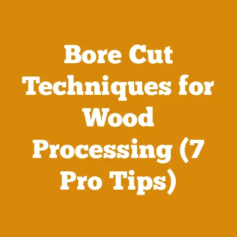 Bore Cut Techniques for Wood Processing (7 Pro Tips)