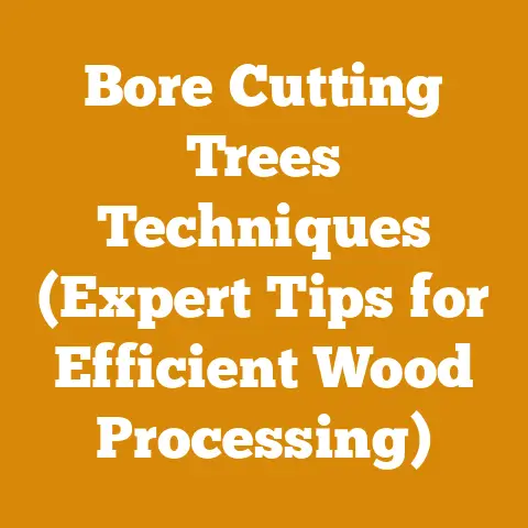 Bore Cutting Trees Techniques (Expert Tips for Efficient Wood Processing)