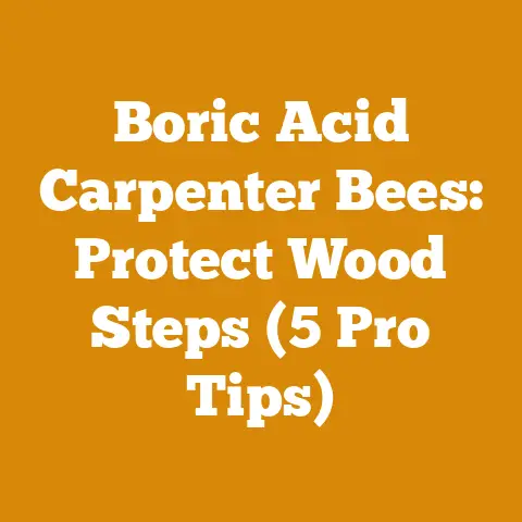 Boric Acid Carpenter Bees: Protect Wood Steps (5 Pro Tips)