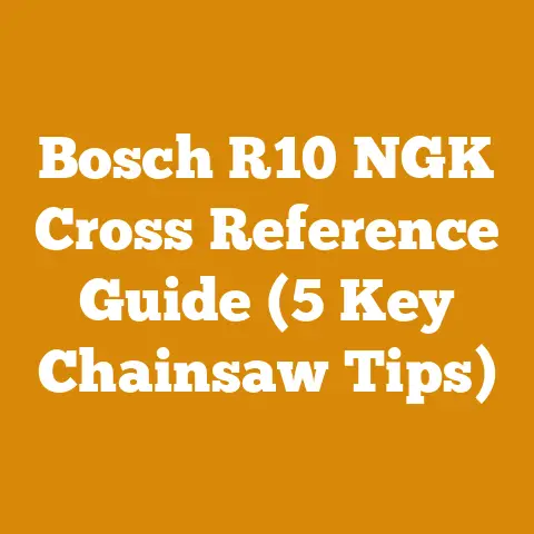Bosch R10 NGK Cross Reference Guide (5 Key Chainsaw Tips)