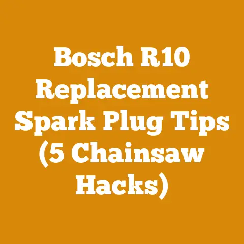 Bosch R10 Replacement Spark Plug Tips (5 Chainsaw Hacks)