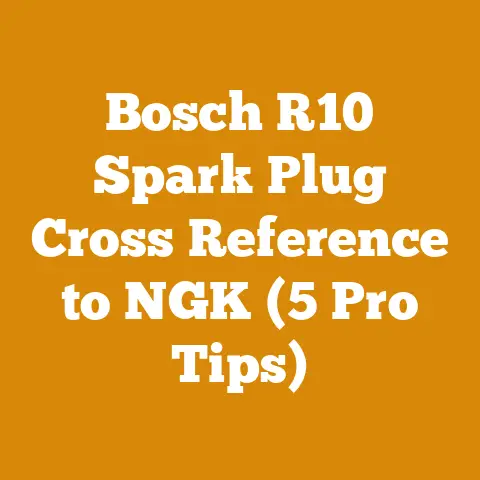 Bosch R10 Spark Plug Cross Reference to NGK (5 Pro Tips)