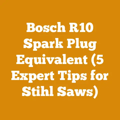 Bosch R10 Spark Plug Equivalent (5 Expert Tips for Stihl Saws)
