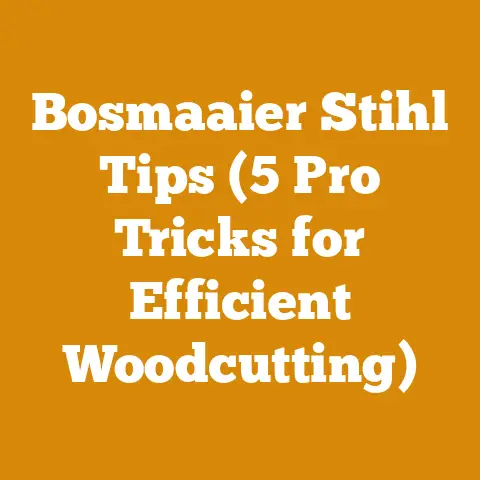 Bosmaaier Stihl Tips (5 Pro Tricks for Efficient Woodcutting)