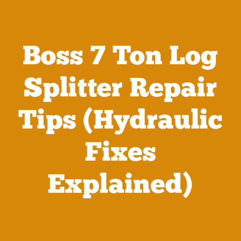 Boss 7 Ton Log Splitter Repair Tips (Hydraulic Fixes Explained)