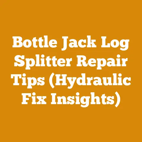 Bottle Jack Log Splitter Repair Tips (Hydraulic Fix Insights)